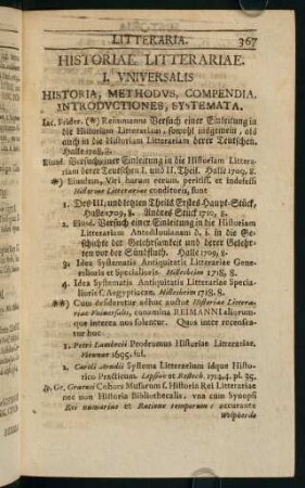 367-414, Historiae Litterariae
