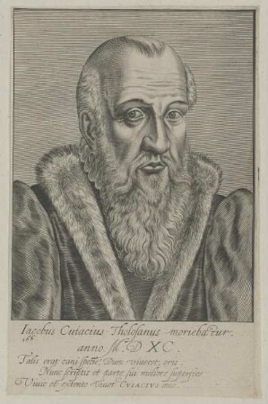 Bildnis des Iacobus Cuiacius