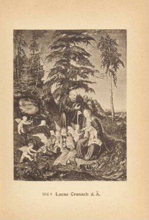 Lucas Cranach d. Ä. Ruhe auf der Flucht nach Ägypten. 564 A