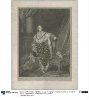 Porträt des Ludwig XVI., König von Frankreich