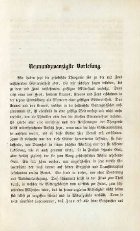 Neunundzwanzigste Vorlesung