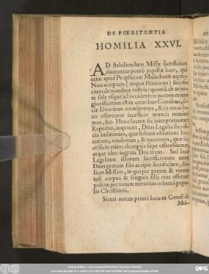 Homilia XXVI.
