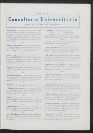 Consultorio universitario