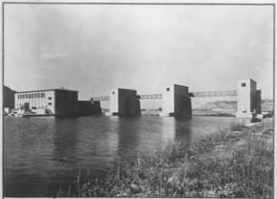 Staustufe Limbach, Wehr, Krafthaus