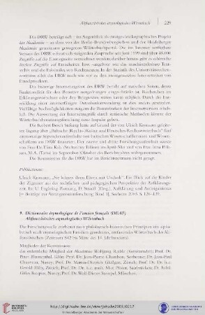 9. Altfranzösisches etymologisches Wörterbuch/DEAF