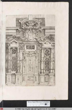 [Zierportal mit Gitterfenstern. Band II.]
