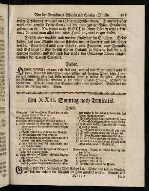 915-932, Am XXII. Sonntag nach Trinitatis