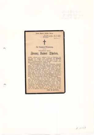 Thelen, Franz Xaver