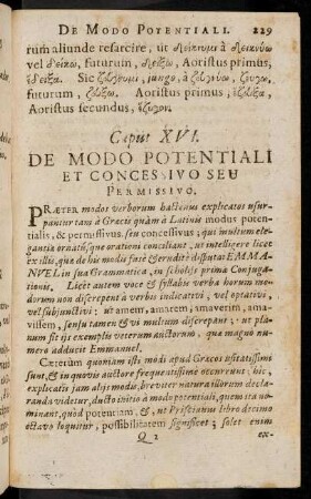 229-244, Caput XVI. - Caput XVIII.