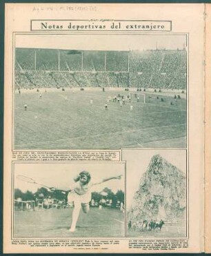 Notas deportivas del extranjero [Fotografías]