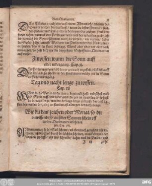 Tag und nacht lenge zuwissen. Cap. xii