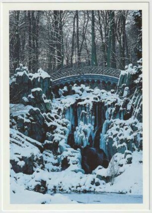 Kassel, Schlosspark Wilhelmshöhe Teufelsbrücke