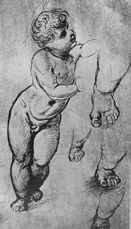 Studie zur Schönen Gärtnerin: Putto
