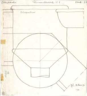 Fischer, Theodor; Blaichach; Haus Gradner - Rinnenkessel (Detail)