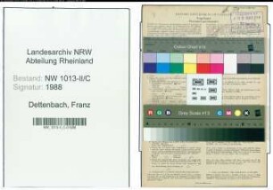 Entnazifizierung Franz Dettenbach , geb. 03.01.1896 (Schreinermeister)