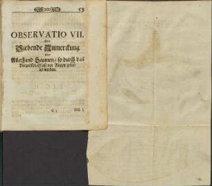 Observatio VII.