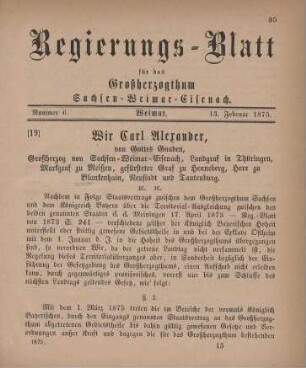 Nr. 6 : 13. Februar 1875