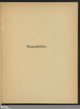 Biographisches