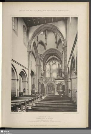 Gelnhausen, Pfarrkirche S. Marien, Schiff, Vierung und Chor