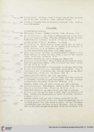 Gemälde (Nr. 300-448)