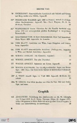 Graphik (Nr. 110-123)