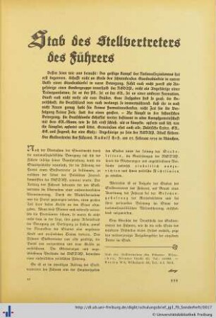 Stab des Stellvertreters des Führers.