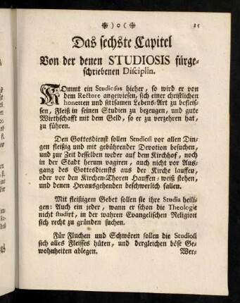 15-23, Capitel VI