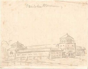 Hildebrand, Adolf von; München; Deutsches Museum, Neubau - Perspektive