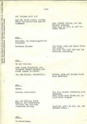 Drehbuch (2. Fassung, Auszug)