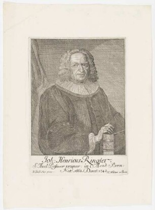 Bildnis des Joh. Henricus Ringier
