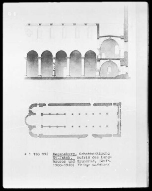 Regensburg, Katholische Kirche Sankt Jakob, Grundriss