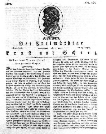 Nro. 165., Sonnabend den 18. August