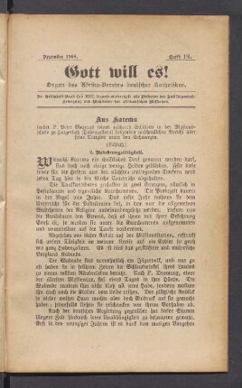 Heft 12. Dezember 1908