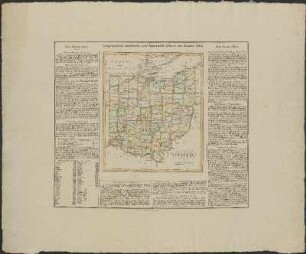 Geographisch-statistische und historische Charte des Staates Ohio.