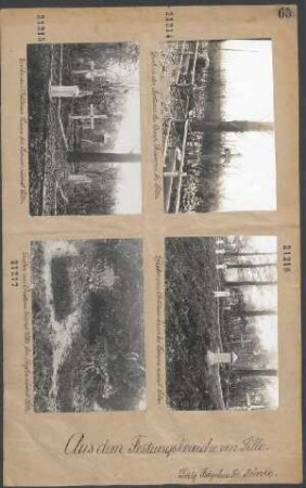 Gräber am Chateau Lasus bei Somme nächst Lille