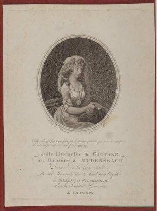 Bildnis des Julie von Giovane