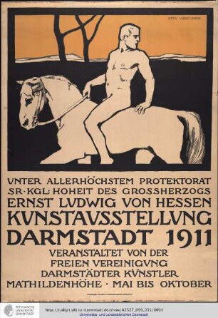Kunstausstellung 1911. Darmstadt. Mathildenhoehe. Mai-Okt. Darmstadt: Hohmann