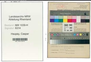 Entnazifizierung Caspar Haupey , geb. 29.12.1905 (Landwirt)