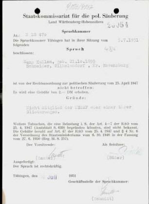 Kullen, Hans