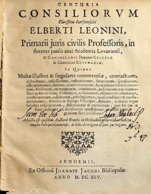 Centuria consiliorum