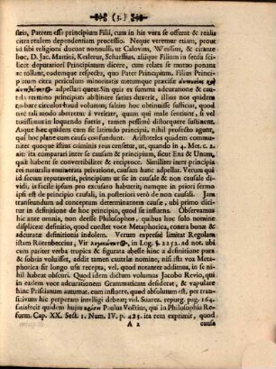 Diss. ... de causis in genere