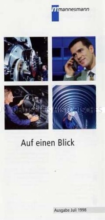 Werbe- und Informationsprospekt über die Struktur des Konzerns - Sachkonvolut