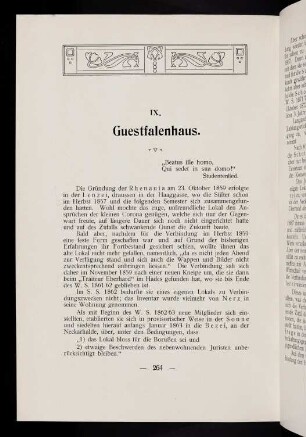 264-281, IX. Guestfalenhaus