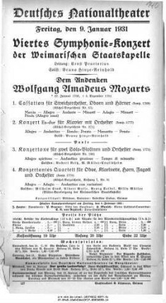 Viertes Symphonie-Konzert
