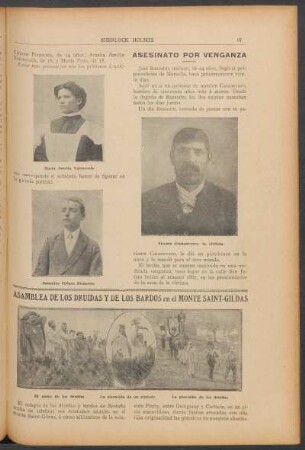 Asamblea de los druidas y de los bardos en el Monte Saint-Gildas