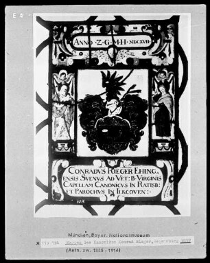 Wappen des Kanonikus Konrad Rieger