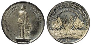 Schleswig-Holstein: Medaille auf Ludwig Freiherr von der Tann