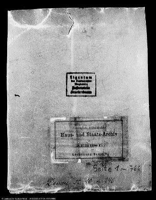 Korrespondenz der Herzogin Louise von Anhalt-Dessau mit Dr. Zimmermann