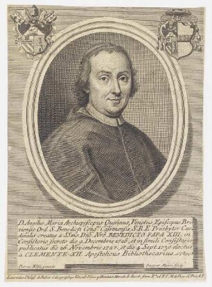 Bildnis des Angelus Maria Quirinus