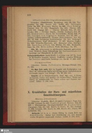 X. Krankheiten der Harn- und männlichen Geschlechtsorgane